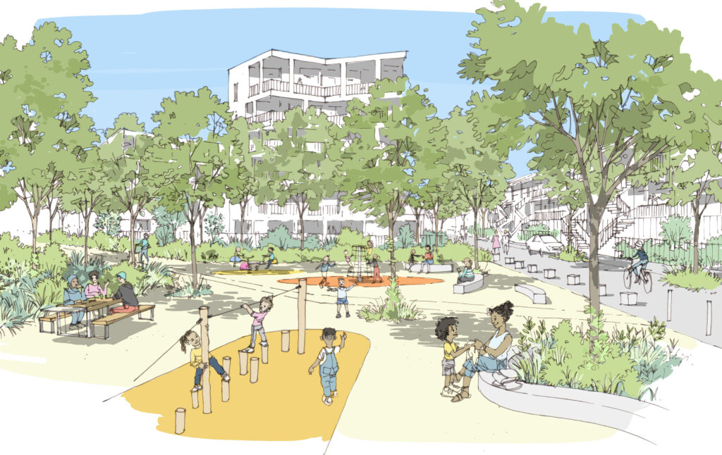 ZAC Châteaucreux, espaces publics